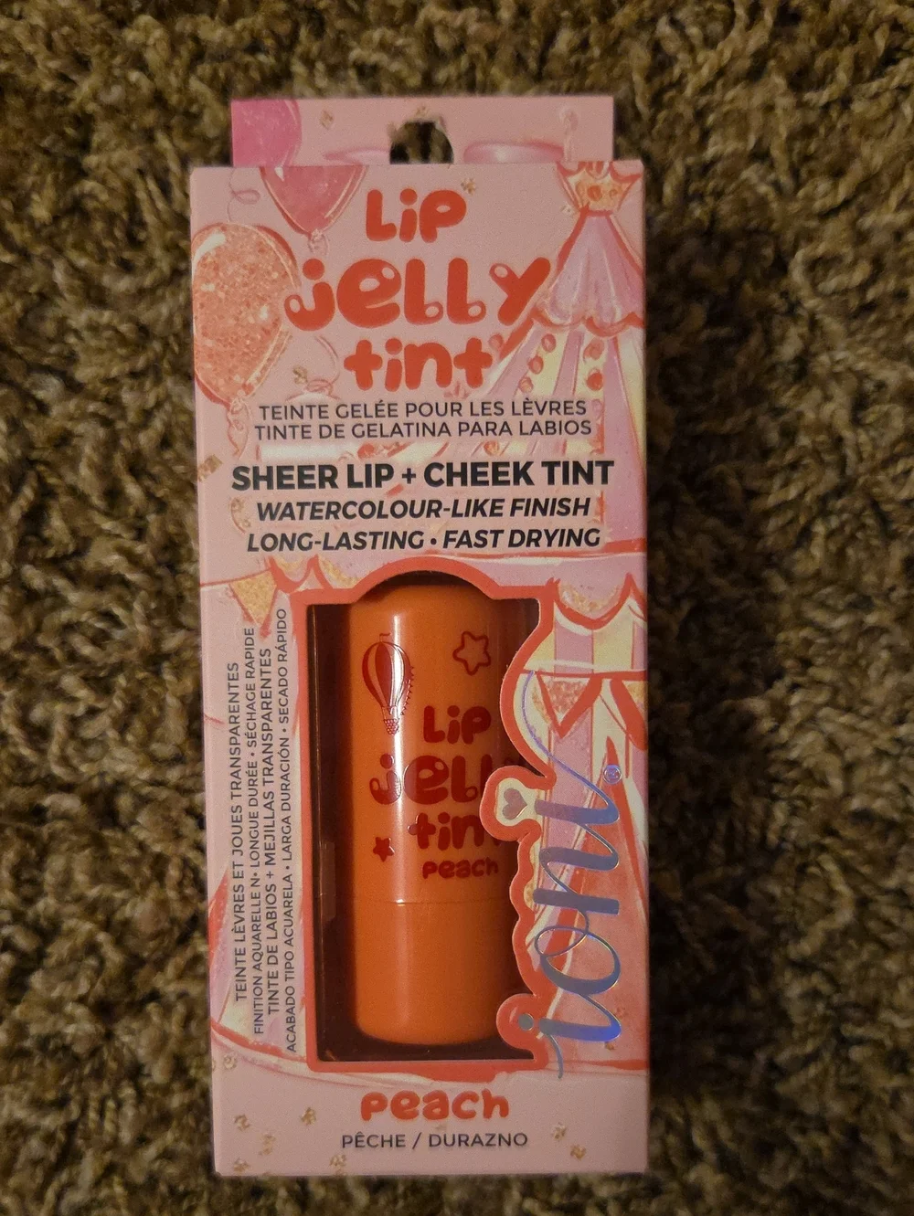 Lip Jelly Tint Sheer Lip & Cheek Tint - Peach